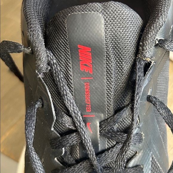 NIKE AIR Downshifter 10 Black & Red Mesh Running Shoe Sneakers Men’s US Size 8.5 - Picture 9 of 16